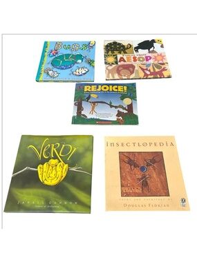 Colorful Animals Reptile Bugs
Insects Amazon Rainforest young Readers books (5)